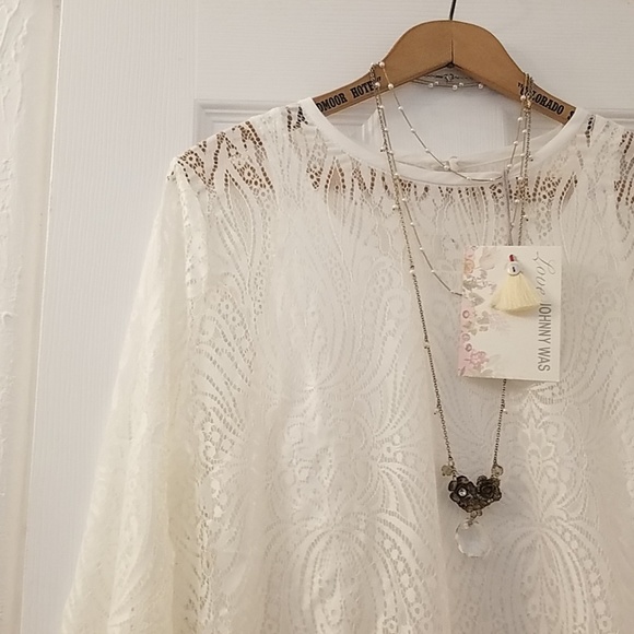 JOHNNY WAS Rai Lace Dress - Picture 2 of 8